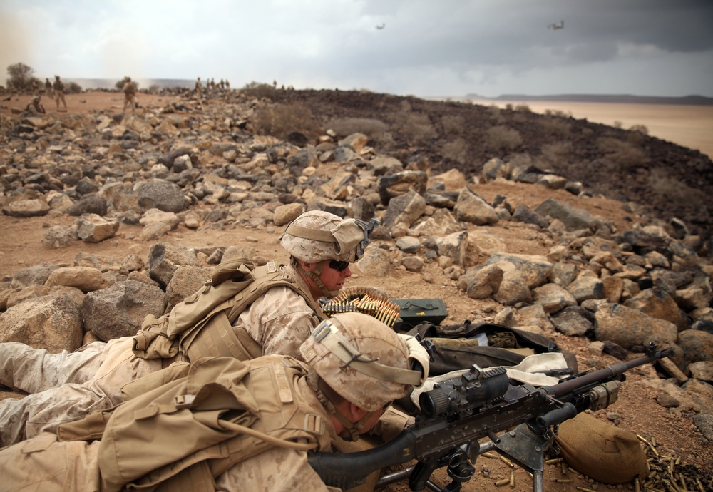 BLT 3/6 conducts machine gun, mortar range