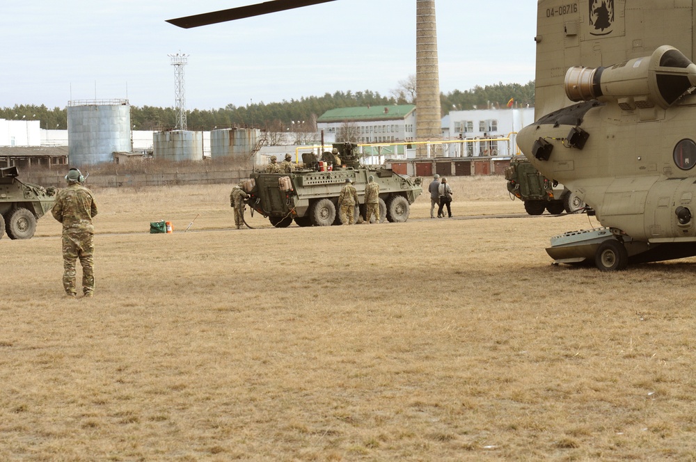 Operation Dragoon Ride, Fat Cow refueling exercise