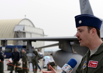 Dacian Warhawk members host media, DV day