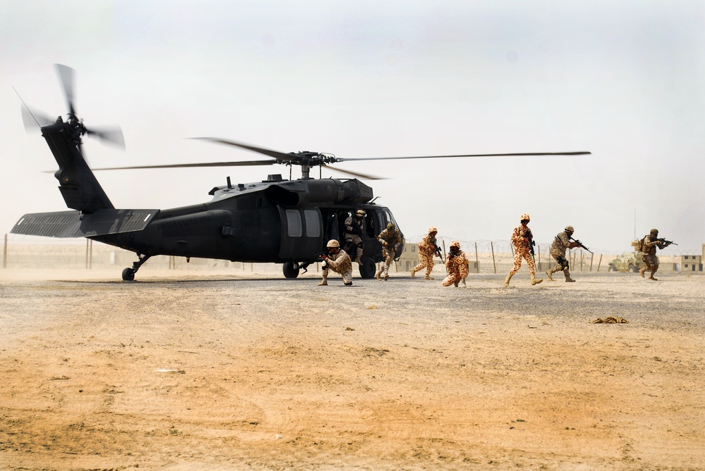 Exercise Eagle Resolve 2015: Simulated hostage rescue mission