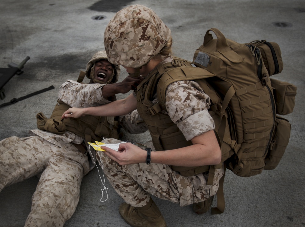 State of Readiness: Marines, corpsman prepare with mass casualty drills