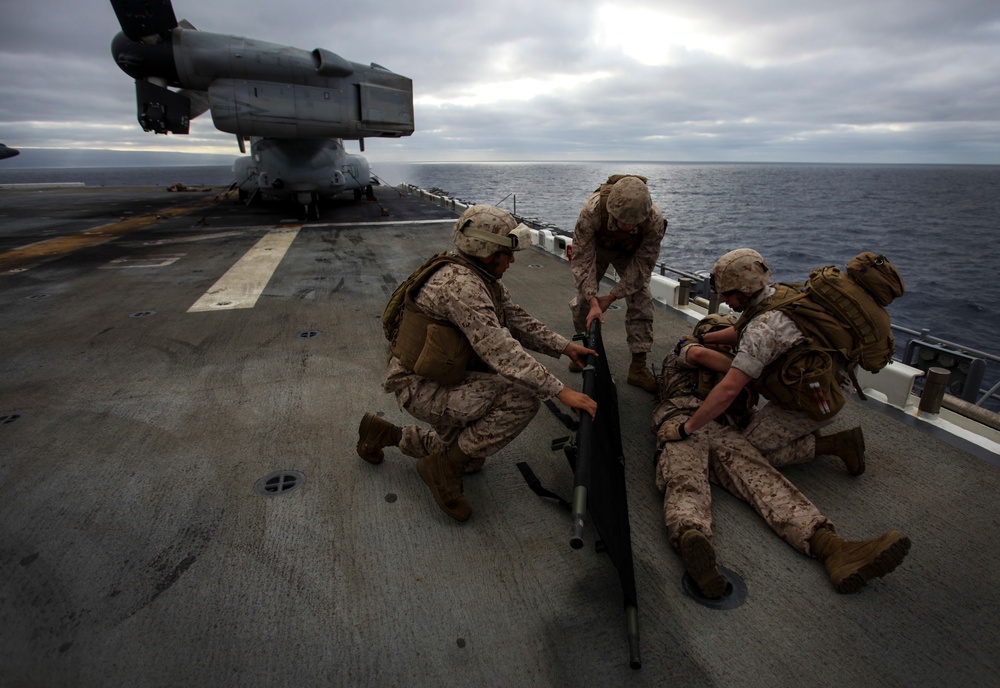 State of Readiness: Marines, corpsman prepare with mass casualty drills