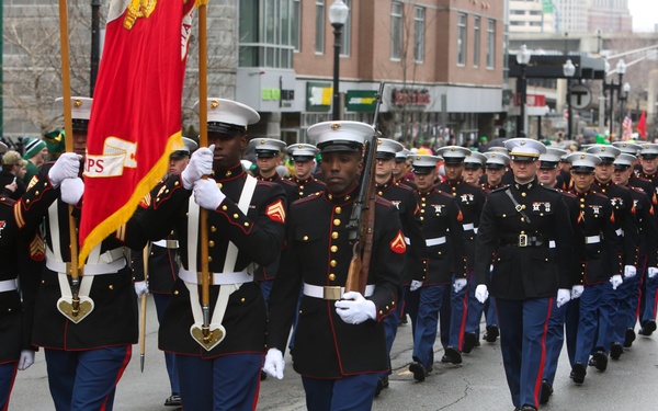 Marines, sailors march in Boston St. Patrick’s Day parade