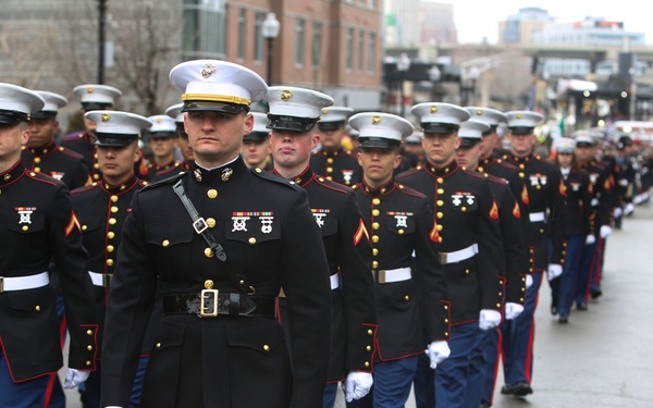 Marines, sailors march in Boston St. Patrick’s Day parade