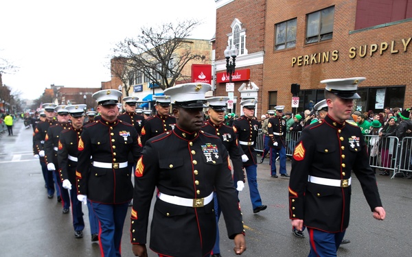 Marines, sailors march in Boston St. Patrick’s Day parade