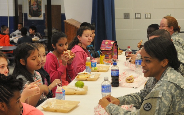 3rd ESC Soldiers meet with pen pals