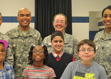 3rd ESC Soldiers meet with pen pals
