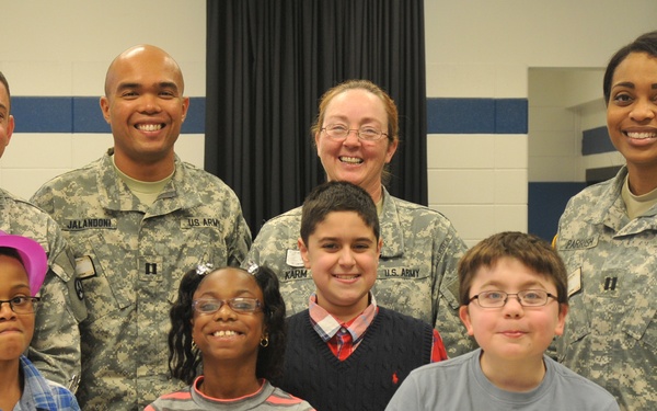 3rd ESC Soldiers meet with pen pals