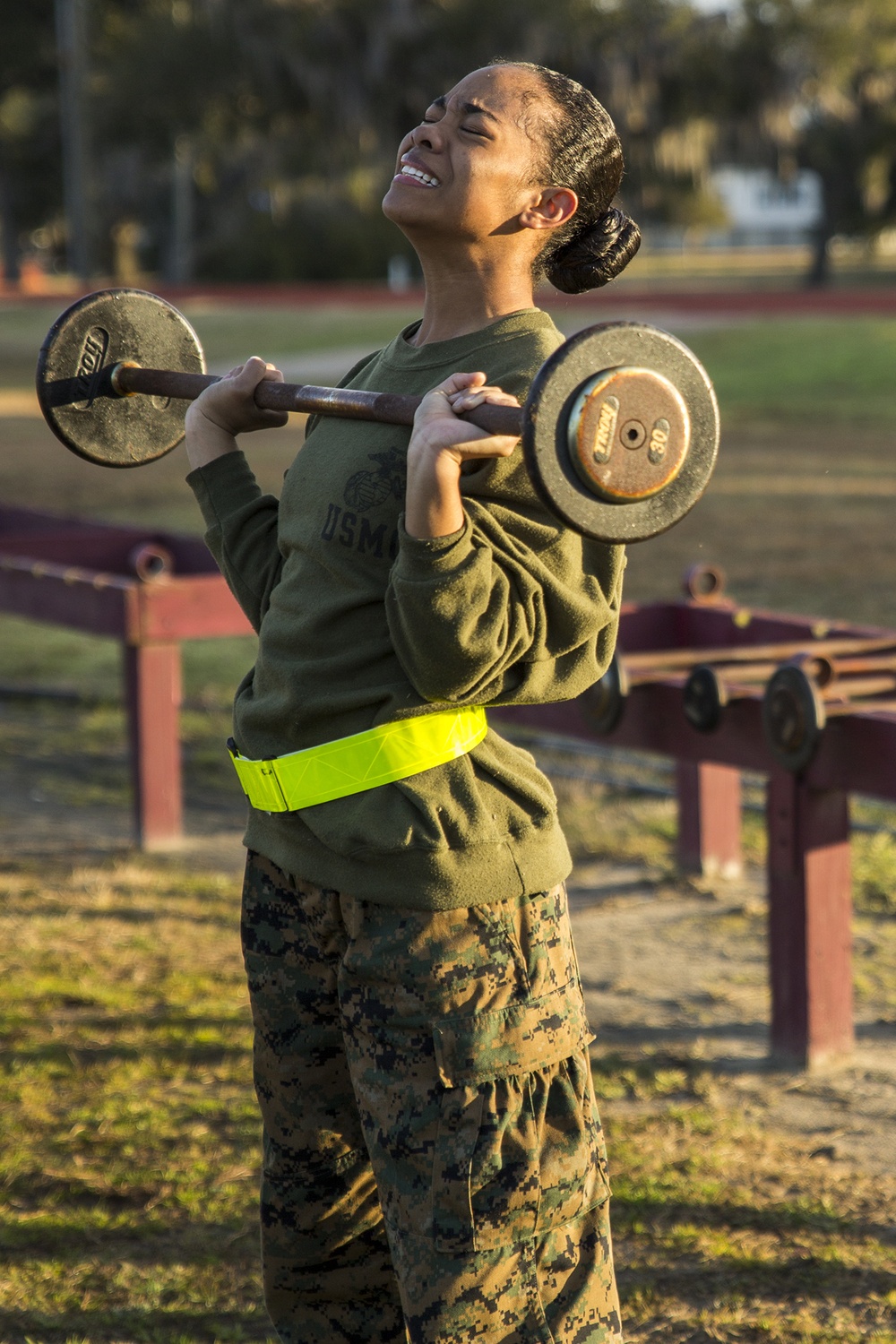 Parris Island recruits train for Marine Corps’ high fitness standards
