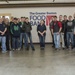 U.S. Marines package food for charity at the Greater Boston Food Bank