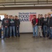 U.S. Marines package food for charity at the Greater Boston Food Bank