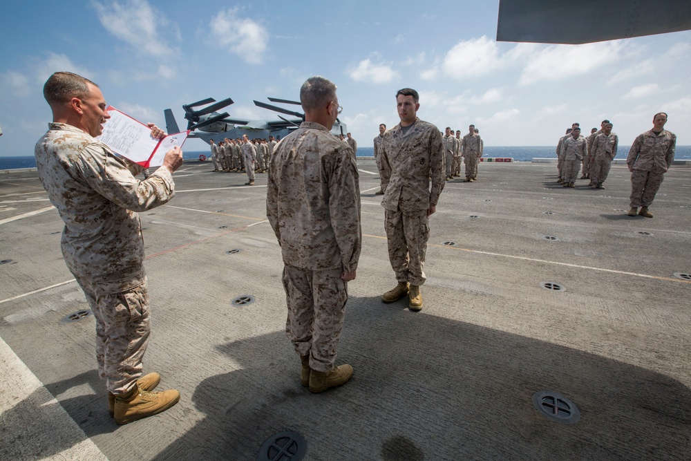 Marine Awarded Navy Commendation Medal