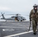 USS Arlington conducts flight operations in the Atlantic Ocen