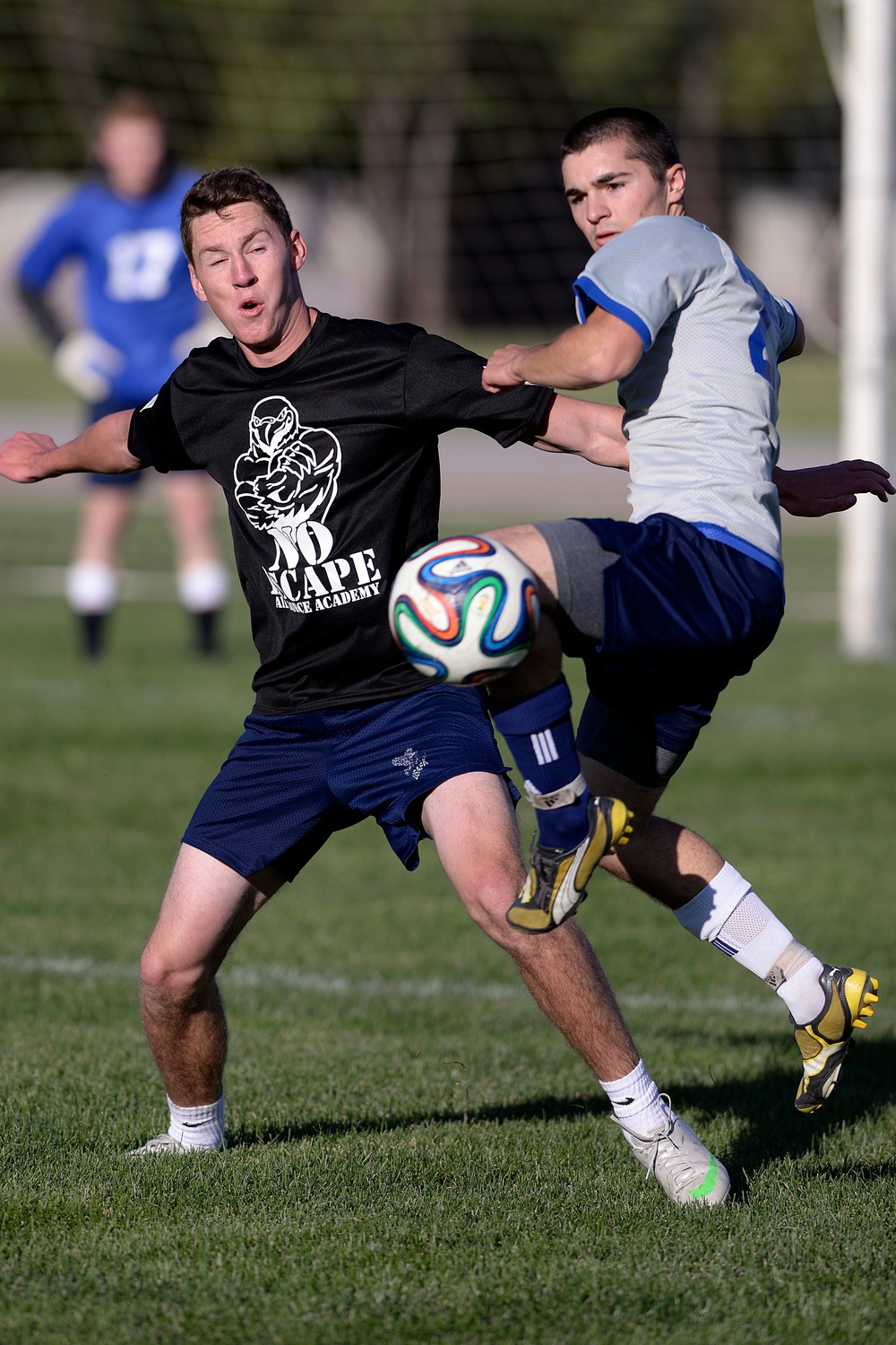 Intramural soccer match