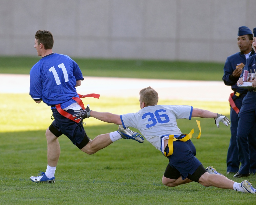 Intramural football game