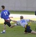 Intramural football game