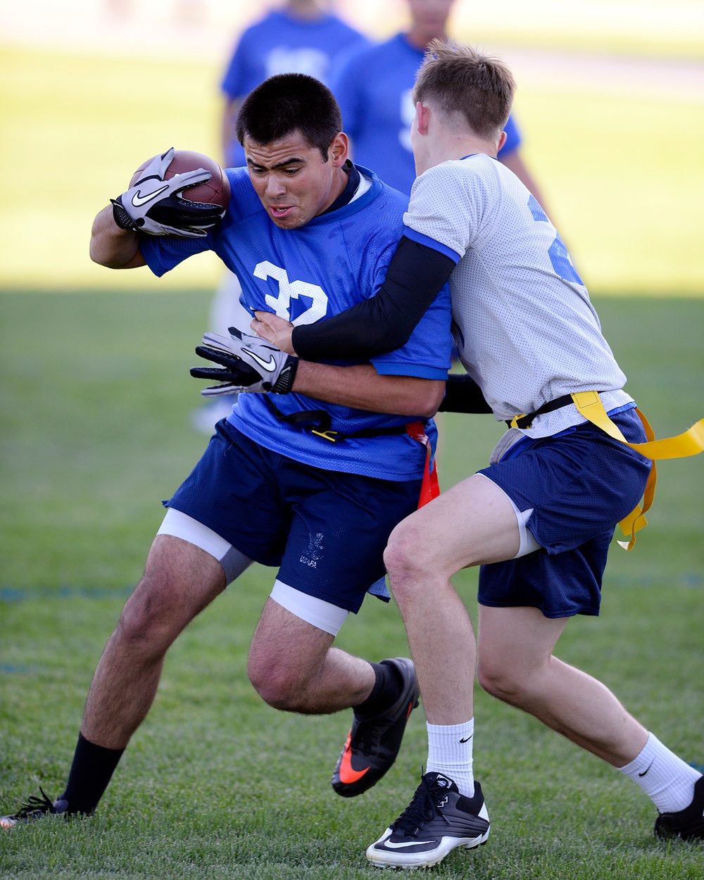 Intramural football game