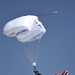 Air Force Academy's Wings of Blue parachutist drops into Falcon Stadium