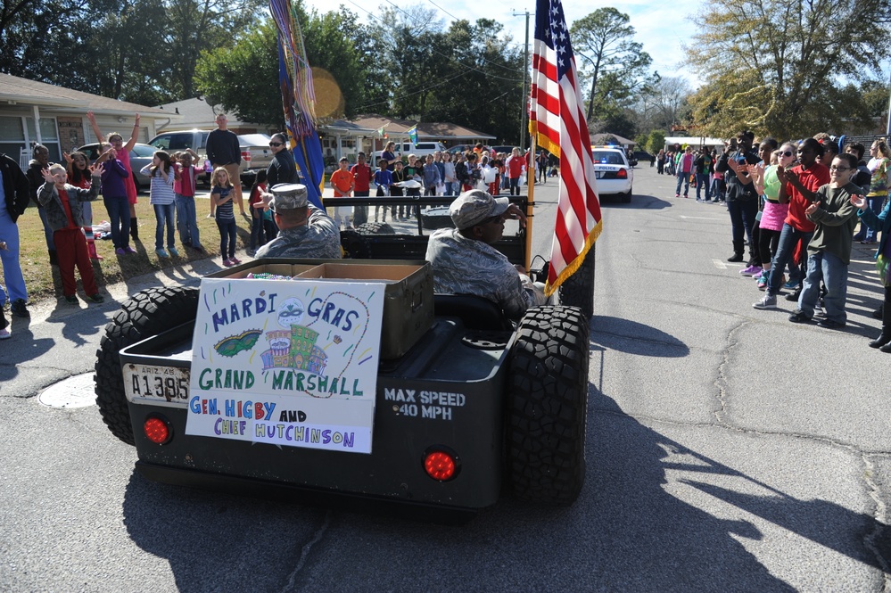 Jeff Davis Elementary School Mardi Gras Parade