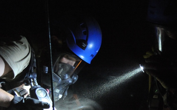 Confined space rescue operations training