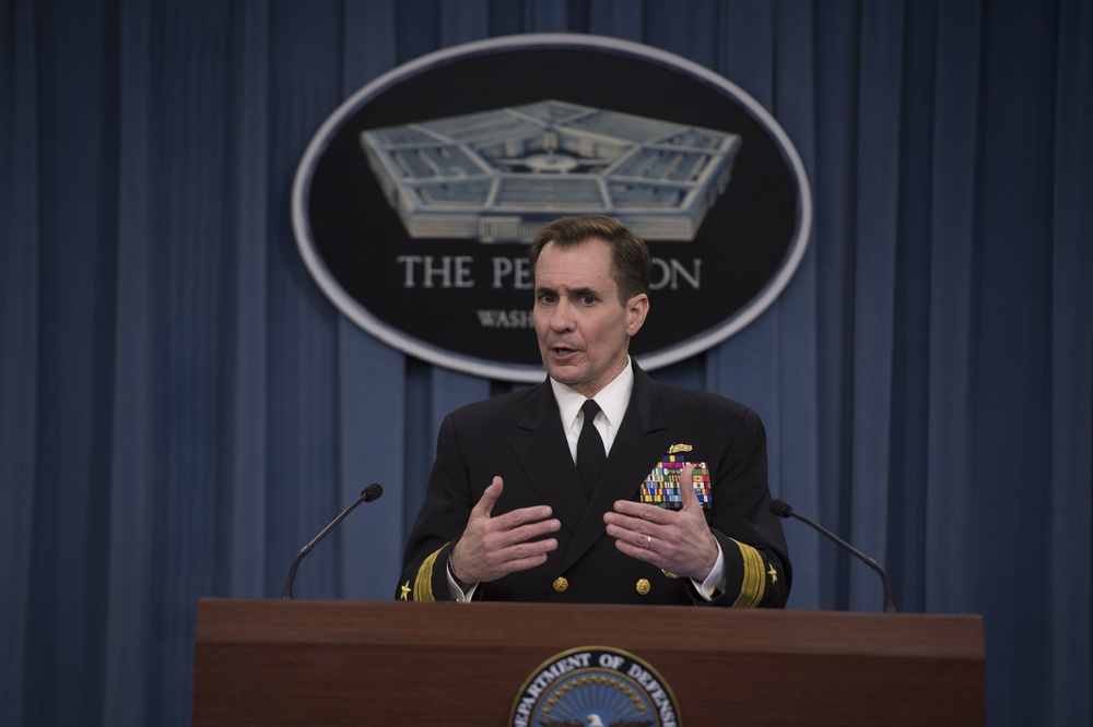 Rear Adm. John Kirby press briefing