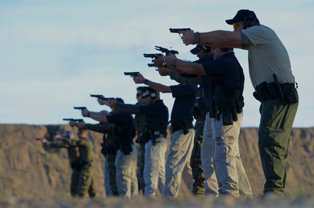 Marine Corps Pistol Range Annual Training Exercise