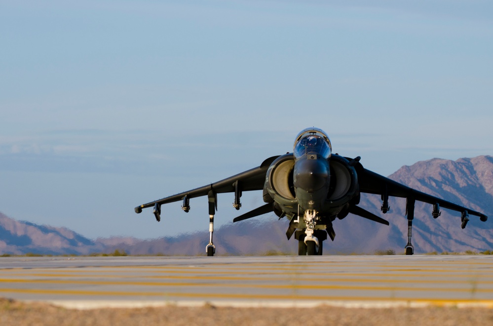 VMA-214 conducts flight drills on new Auxiliary Landing Field