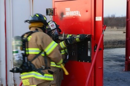 USCG Fire Department Fire Suppression Training