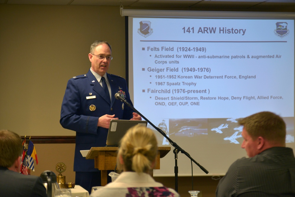 Rotary club learns Fairchild’s mission