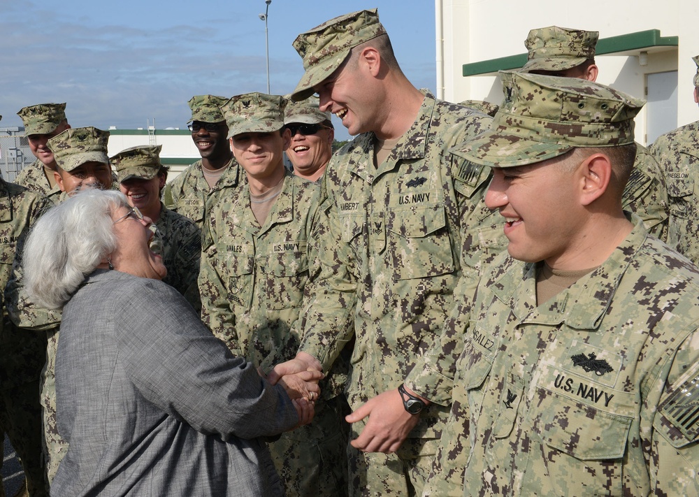 Seabees welcome Joan (Shields) Bennett