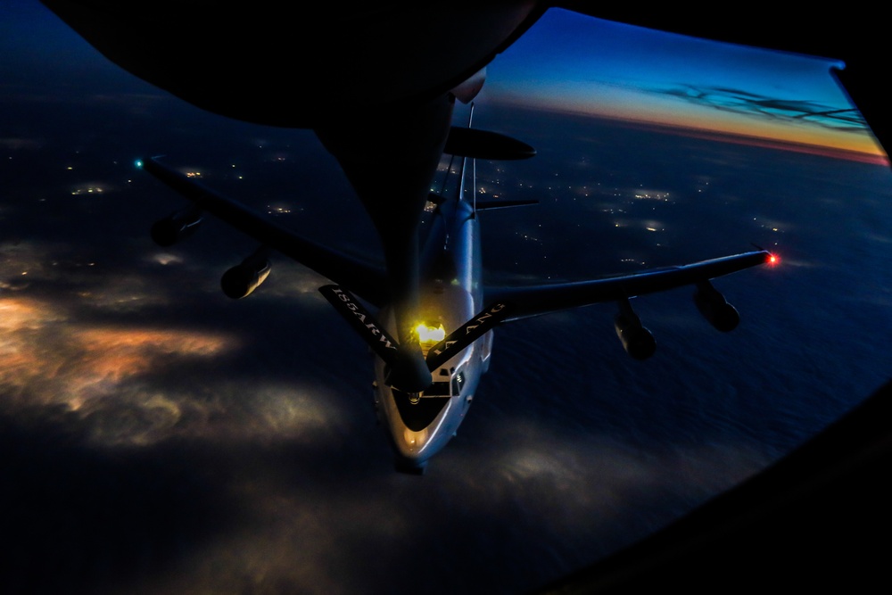 Nighttime air-to-air refueling