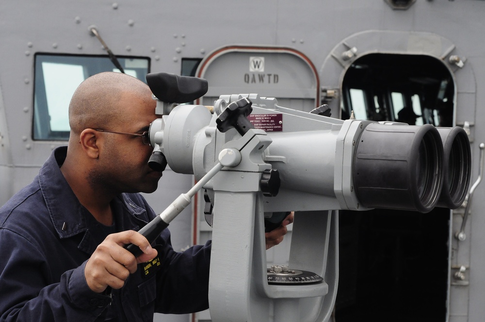 USS Blue Ridge operations