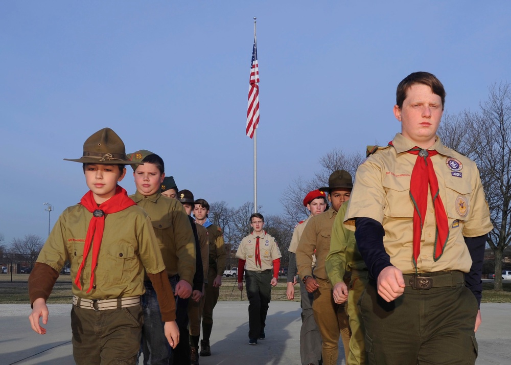 Boy Scout Troop 167 Visits JBA