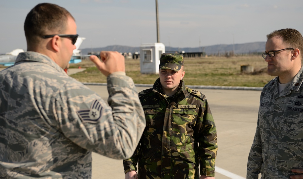 AGOW teaches Romanian airmen airfield management
