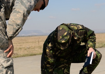 AGOW teaches Romanian airmen airfield management
