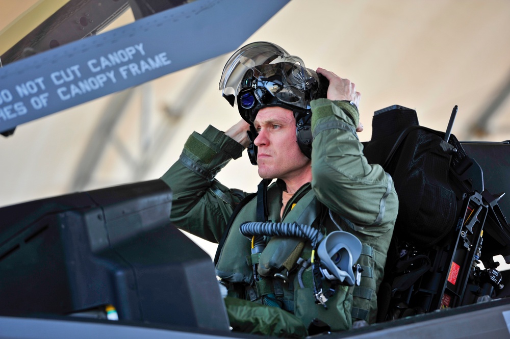 RAAF pilot paves future with first F-35 flight