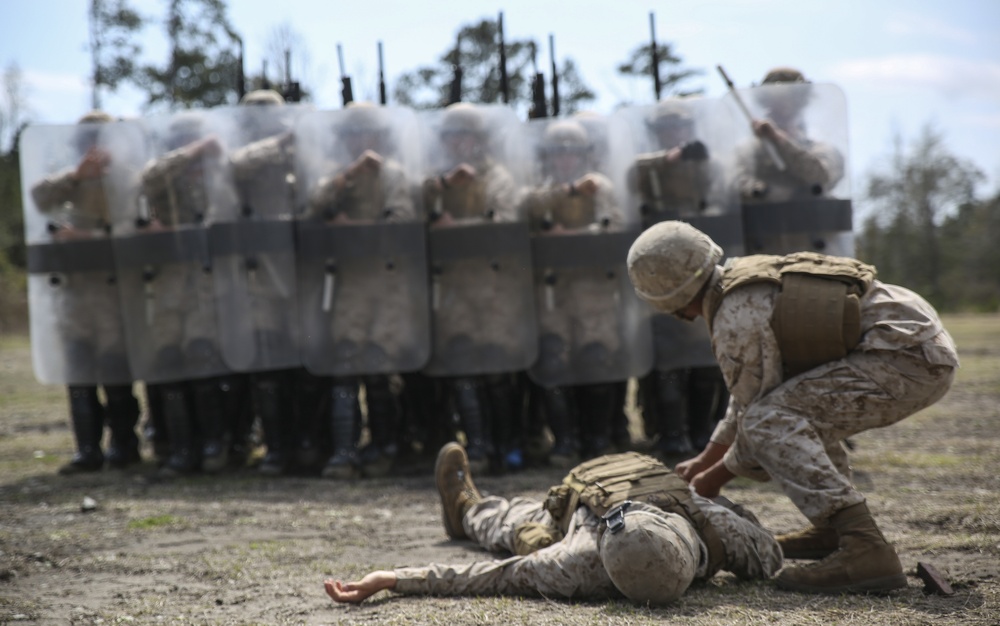 Expeditionary Operations: Marines teach non-lethal tactics