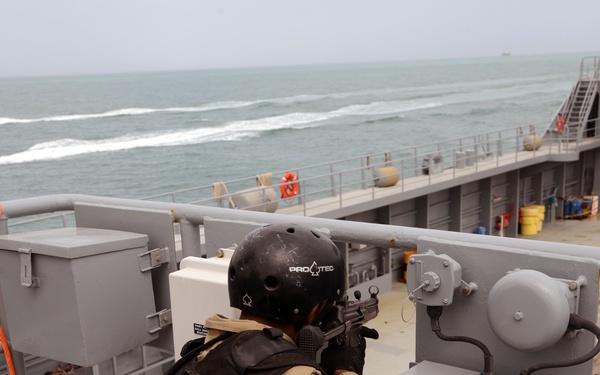 International forces practice maritime operations during Eagle Resolve 2015