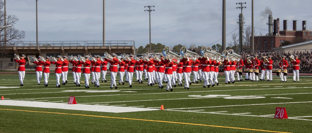 Battle Color Detachment visits MCB Camp Lejeune