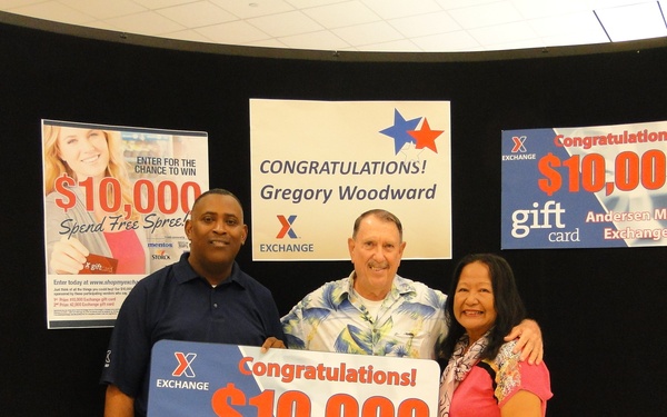 Military retirees win $12,000 in prizes in Exchange’s ‘Because of You’ drawing