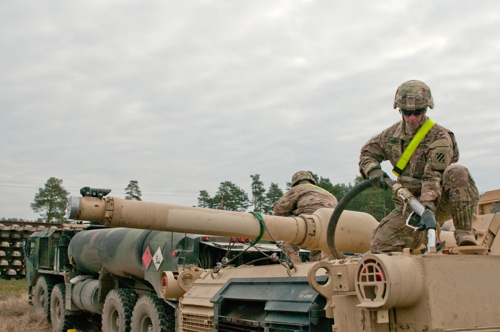 US tanks arrive in Lithuania