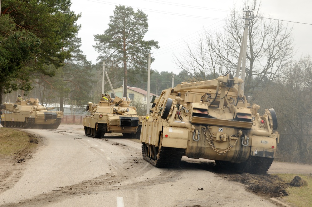 US tanks arrive in Lithuania