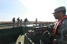 Engineers bridging on the bayou