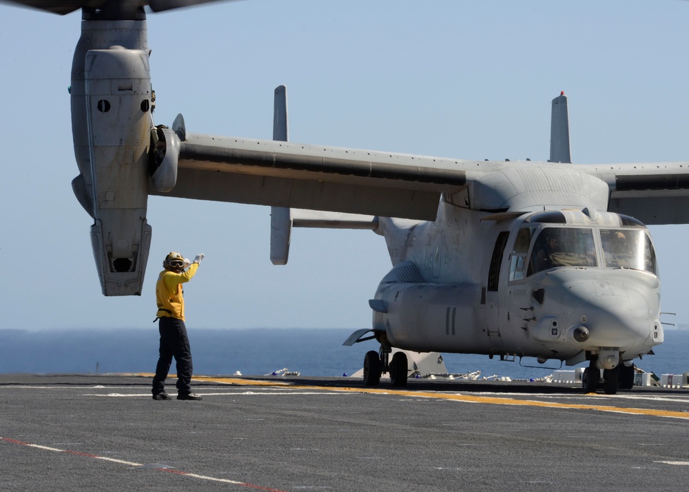 USS Boxer action