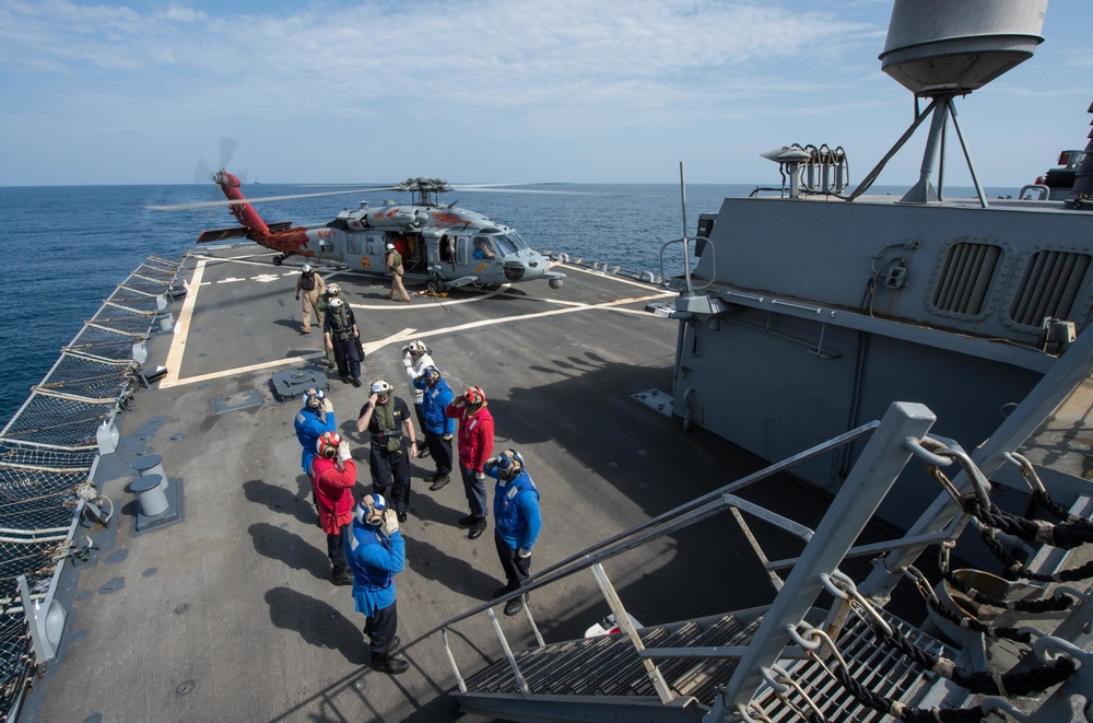 USS Mitscher operations