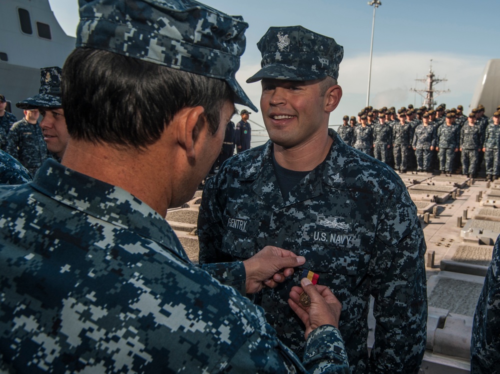 USS Chancellorsville operations