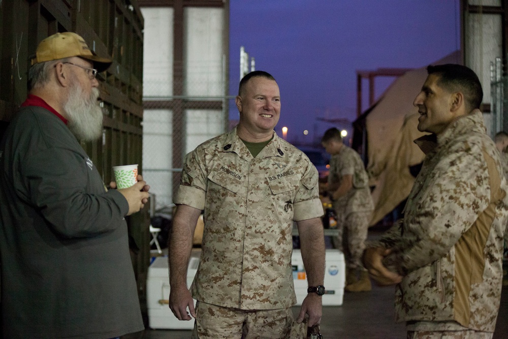 MAG-41 enjoys breakfast fit for warriors