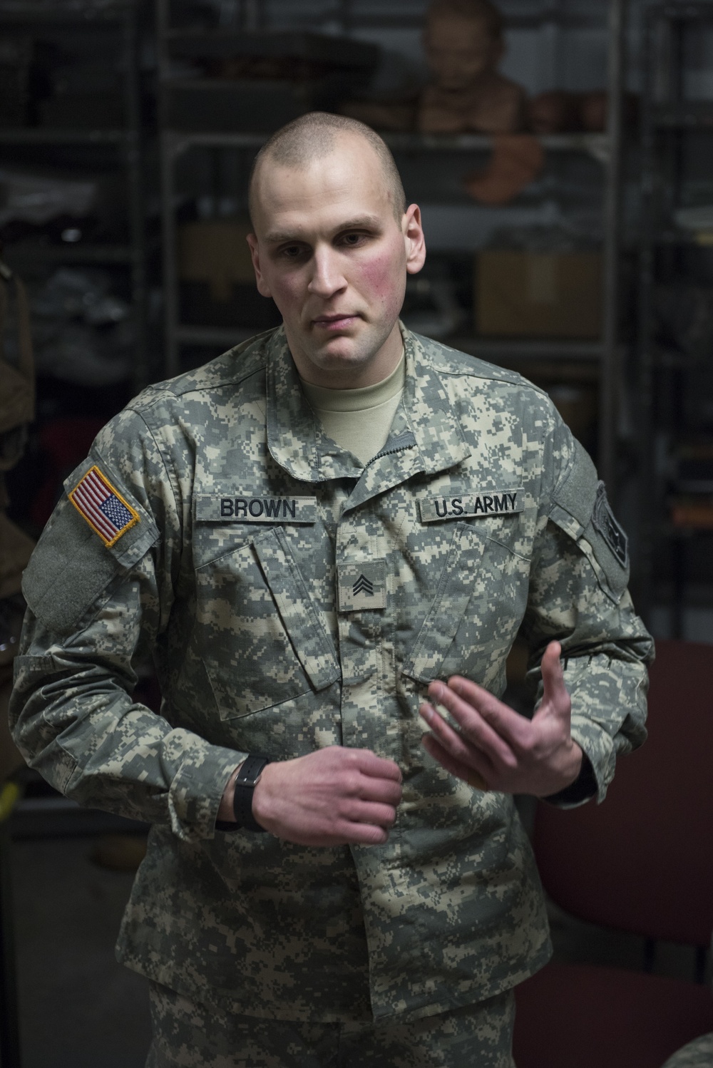Teamwork: Guardsmen train with cadets