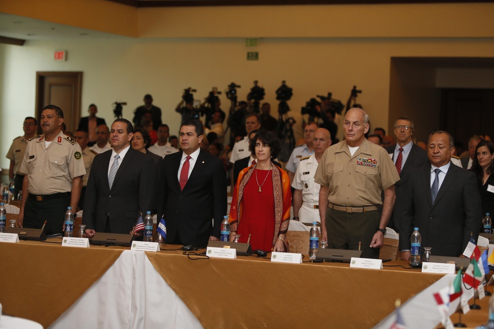 Honduran President opens 2015 conference on Central American security