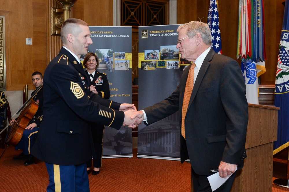 Sgt. Maj. of the Army Daniel A. Dailey Congressional Reception